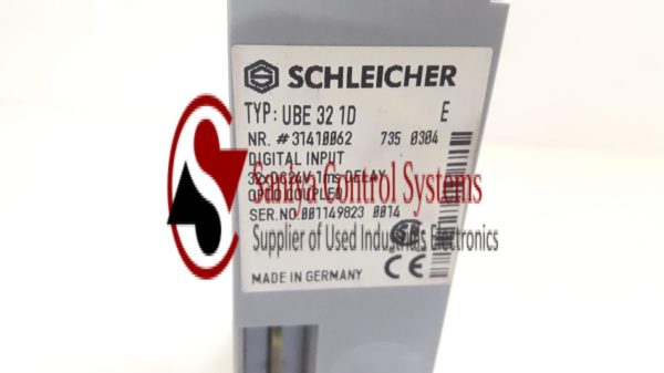 Details about   Schleicher UBE 24V 1D Digital Input  31406793-96 